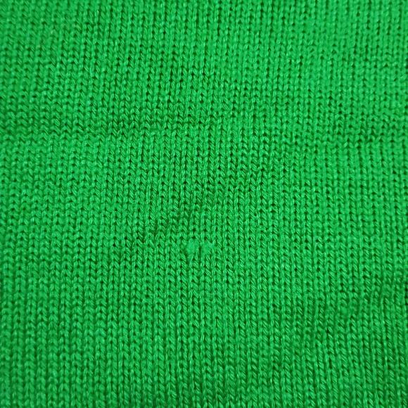 UGLY CHRISTMAS SWEATER Medium Women's Rudolf Green w/White Polka Dots PomPom - Picture 10 of 10